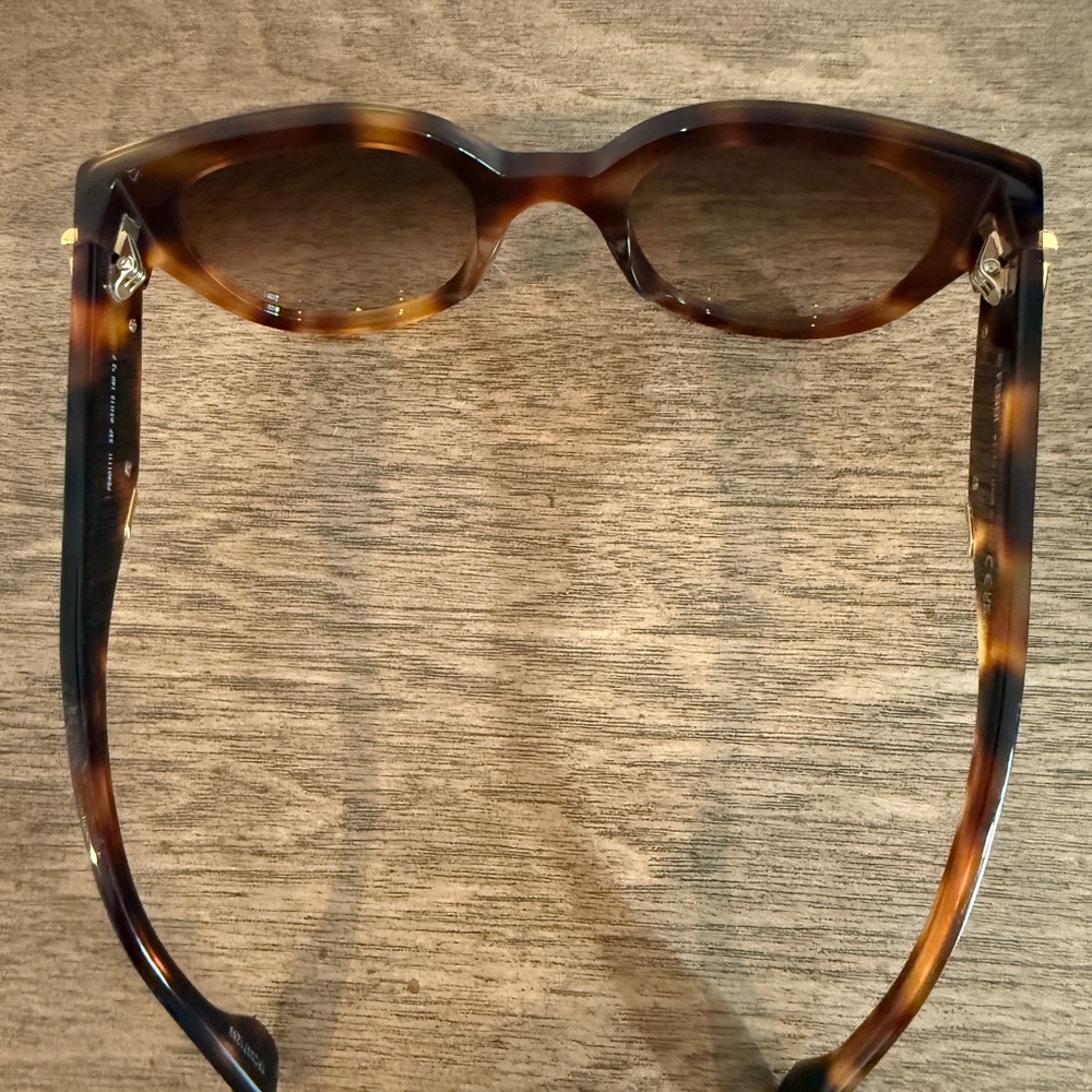 NWOT FENDI First Brown Tortoise Oversized Round Luxury Designer Sunglasses - Picture 5 of 15